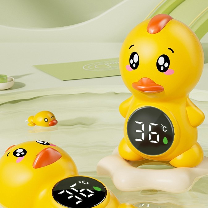 Termometru electronic LED pentru baie, Ratusca