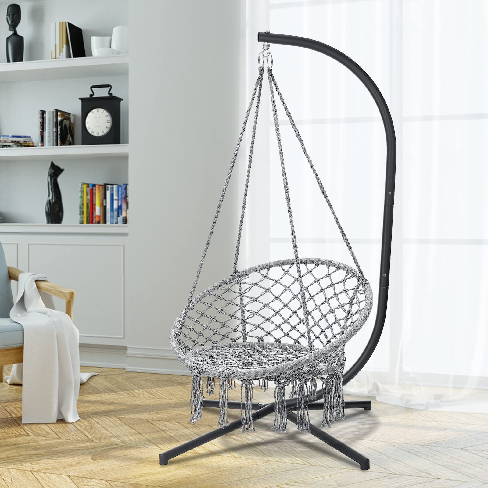 Hamac cocon - scaun suspendabil, Gri