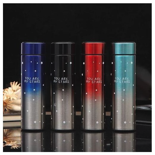 Termos Smart cu afisaj LED, Inox, 500 ml