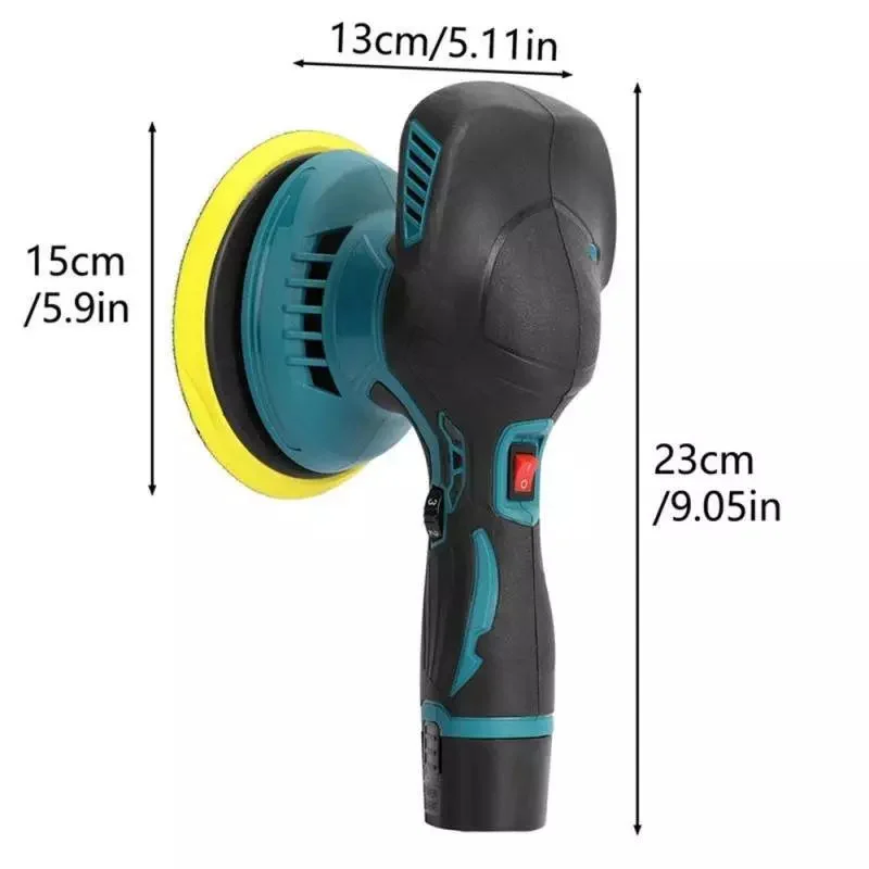 Aparat Polish Auto Profesional, 2 Acumulatori 48V, 8 Viteze