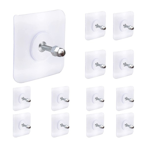 Set 10 carlige autoadezive, ultrarezistente