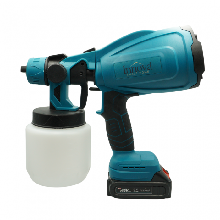 Pistol de vopsit, 2 Acumulatori 48V, 800 ml