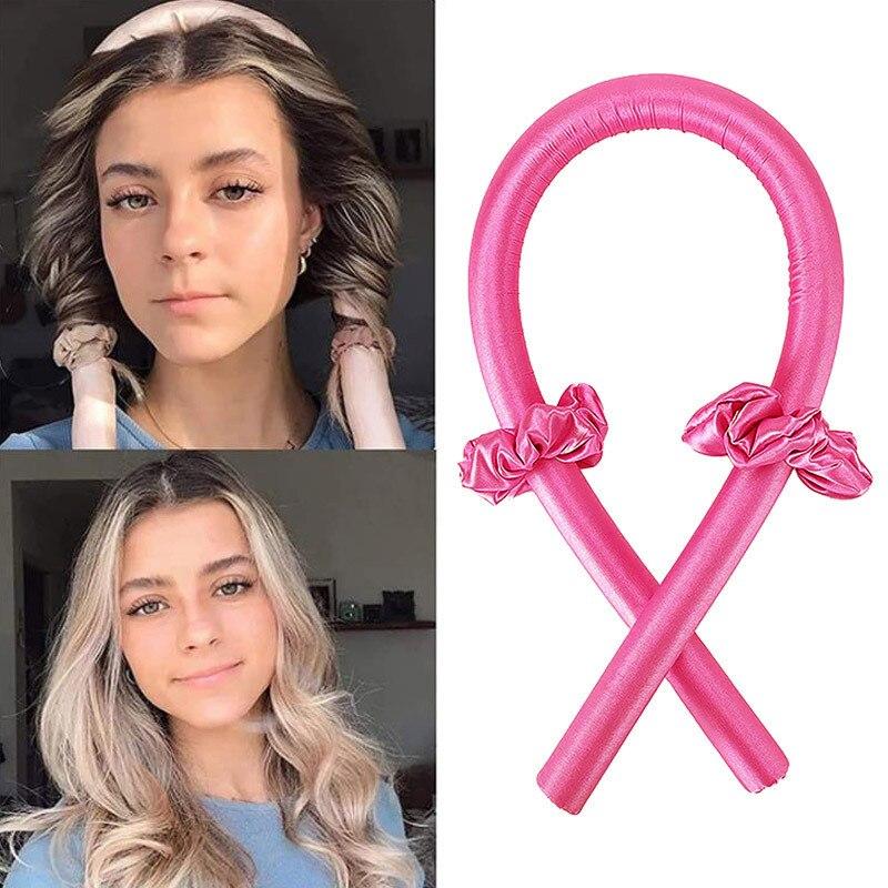 Set 2 x dispozitiv ondulat parul, bucle naturale fara caldura