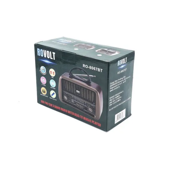 Radio ROVOLT NS - 8067BT, FM/AM/SW, Bluetooth