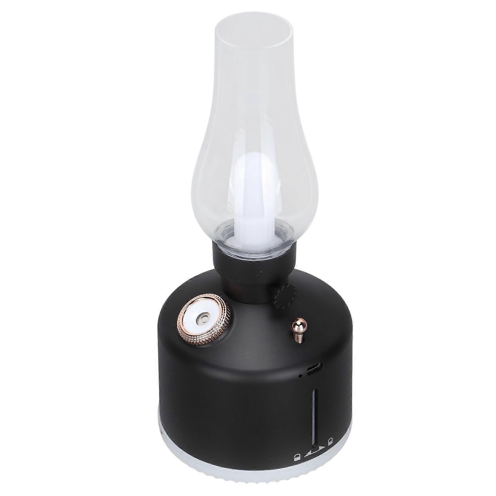 Lampa retro cu umidificator, USB, Baterie 1200 mAh, 280 ml