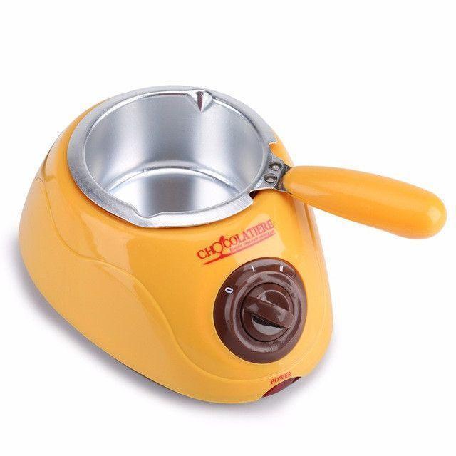 Aparat electric pentru topit ciocolata + Set Fondue Chocolatiere