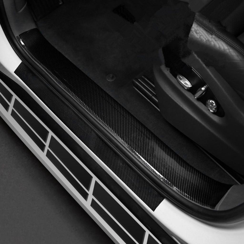 Set 2 x Folie de protectie carbon 3D, rola 10 cm x 5 M, Negru mat