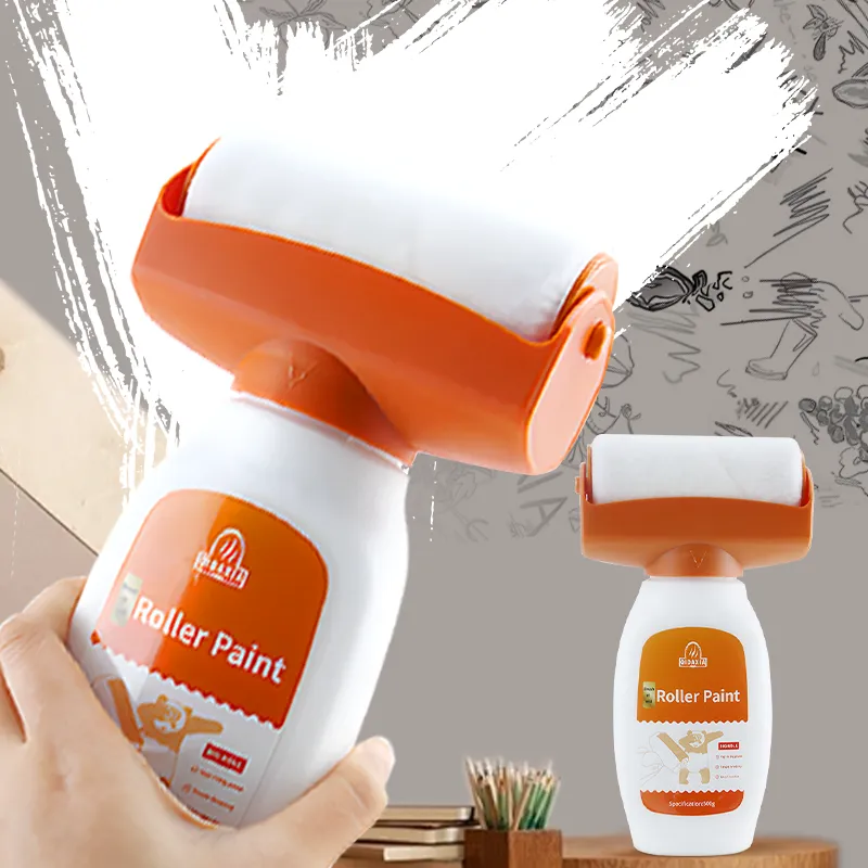 Set 3 x Trafalet cu rezervor si vopsea lavabila alba