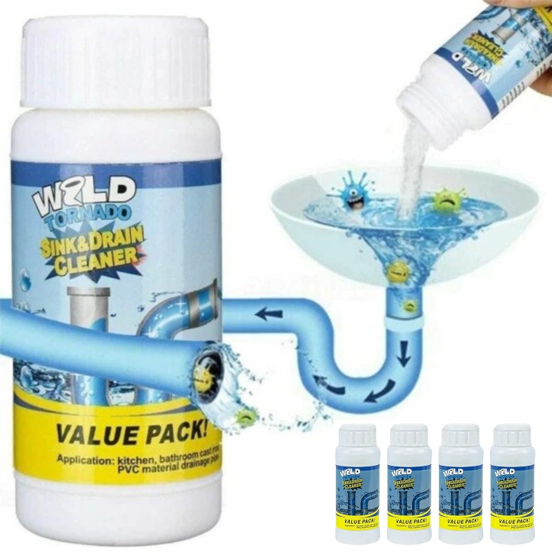 Set 4 x solutie pentru desfundarea tevilor, Wild Tornado