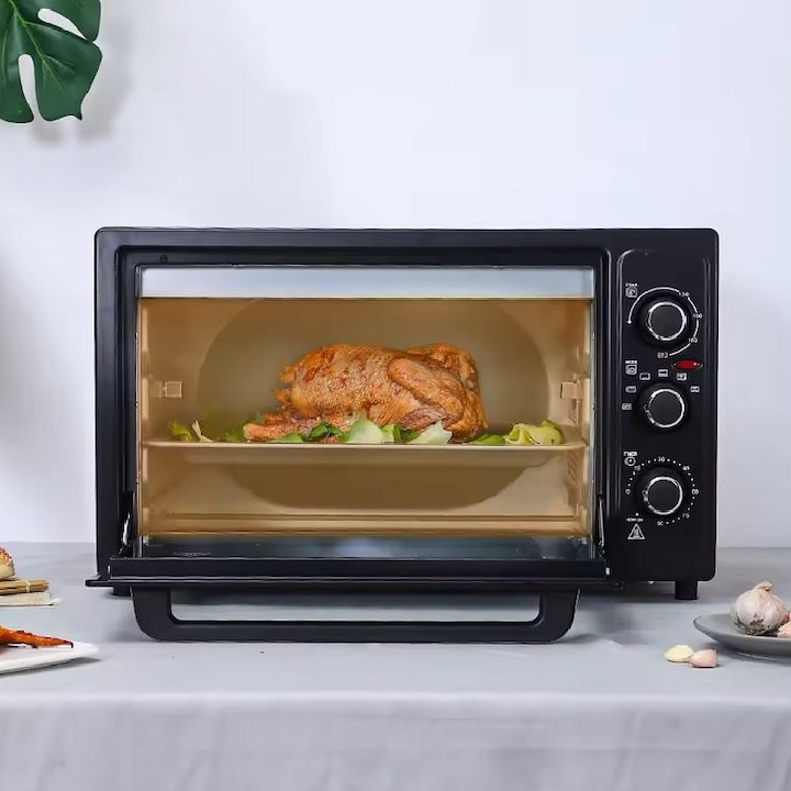 Cuptor electric 2600W, 48L, tava de copt, gratar