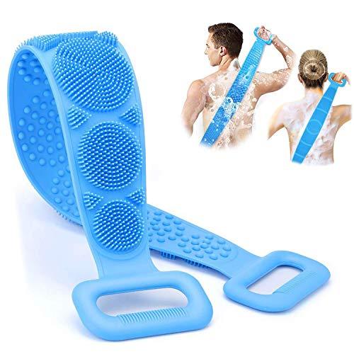 Set 4 x Perie corp baie, silicon, exfoliere si masaj corporal