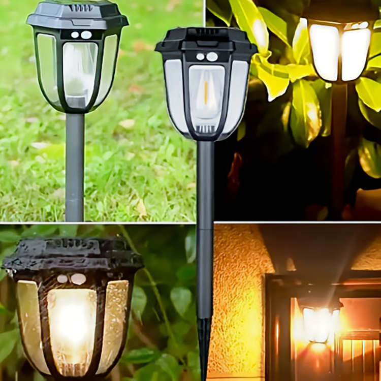 Set 2 x Lampa solara cu senzor miscare, IP65, 1200LM