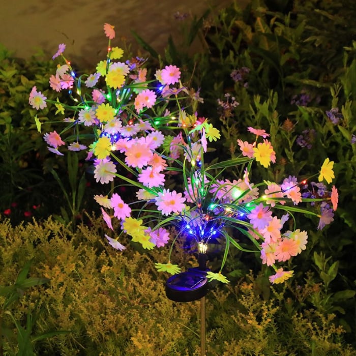 Set 2 x Lampa solara Margarete, 70 cm, LED Multicolor, IP 66