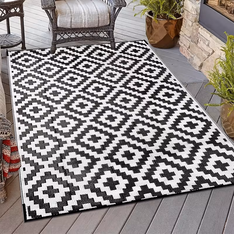 Covor 180x120 cm, cu doua fete, pentru exterior 