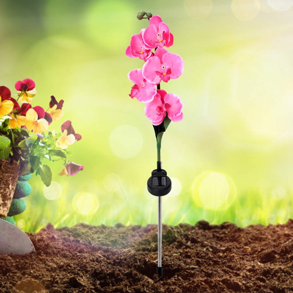 Set 2 x Lampa solara LED Orhidee