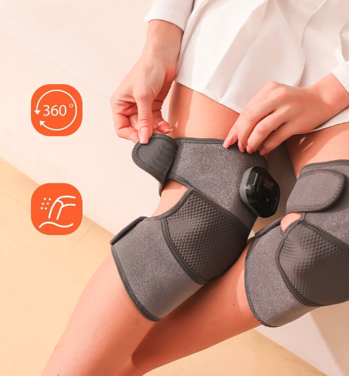 Aparat masaj pentru genunchi, incalzire si vibratii, 3 trepte de caldura