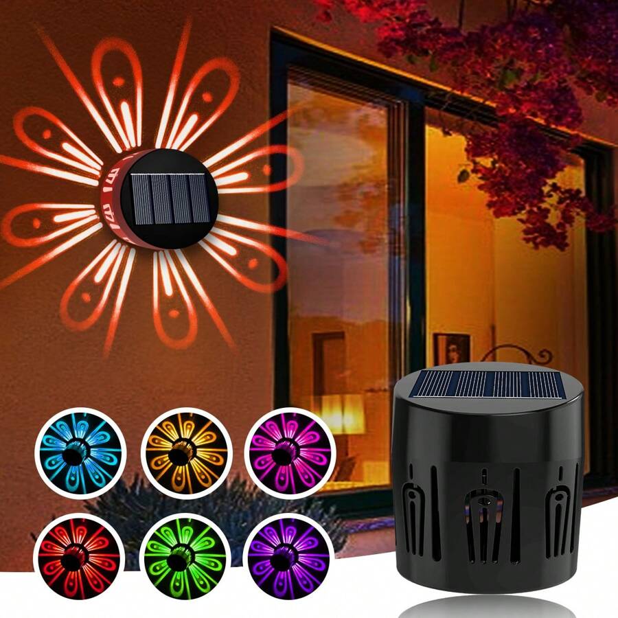 Set 6 lampi solare, LED RGB