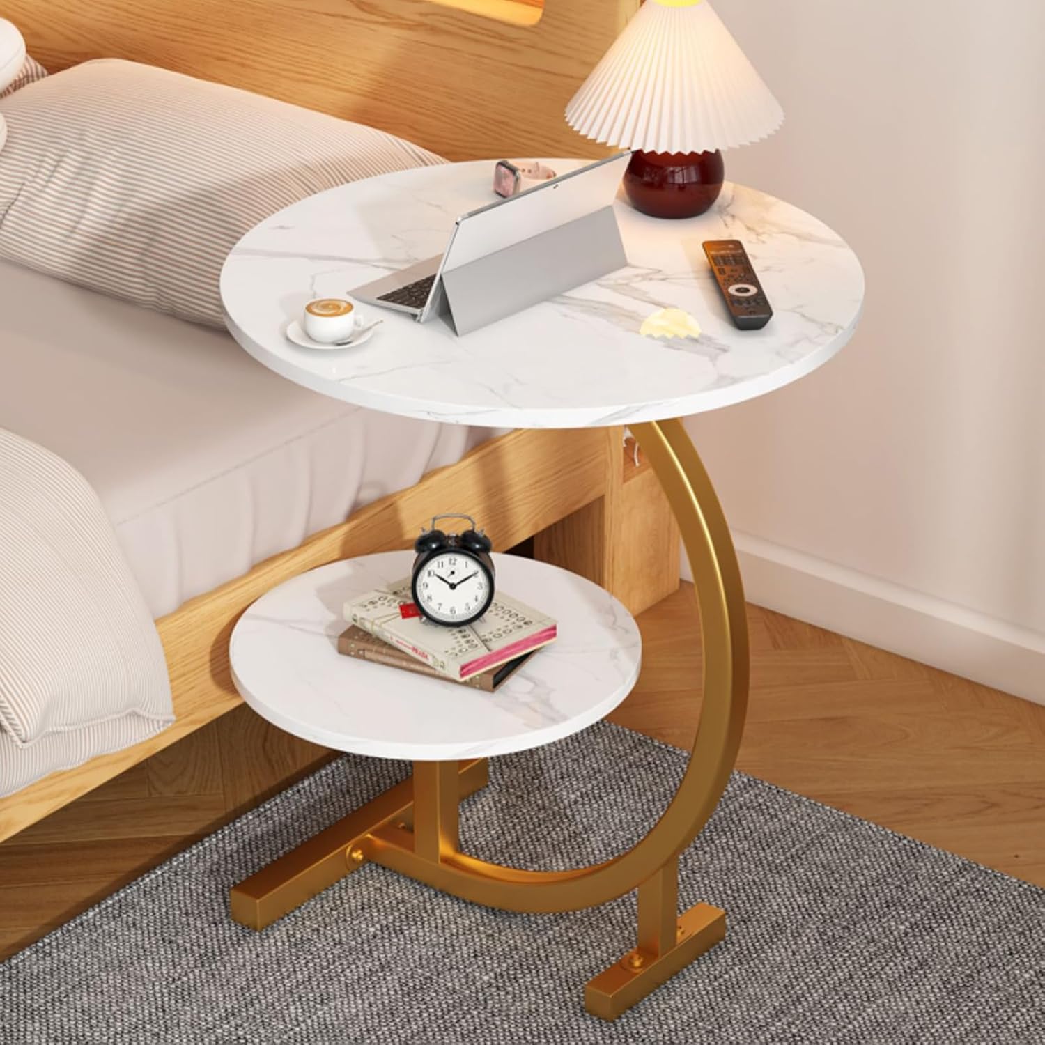 Masuta cafea living, rotunda 62x40 cm