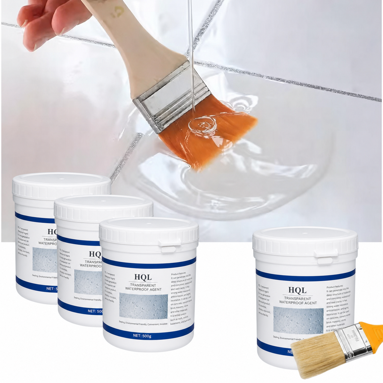 3+1 Gratis. Solutie etansare 500 ml, pasta impermeabila