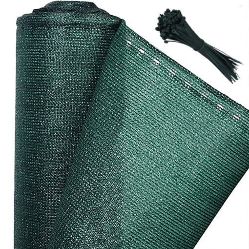 Plasa umbrire, 2x10 M, 90% umbrire + Cadou 50 coliere