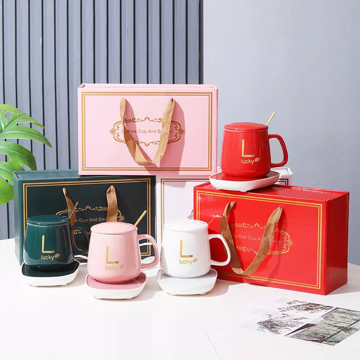 Oferta 1+1, Cana 350 ml cu suport termic