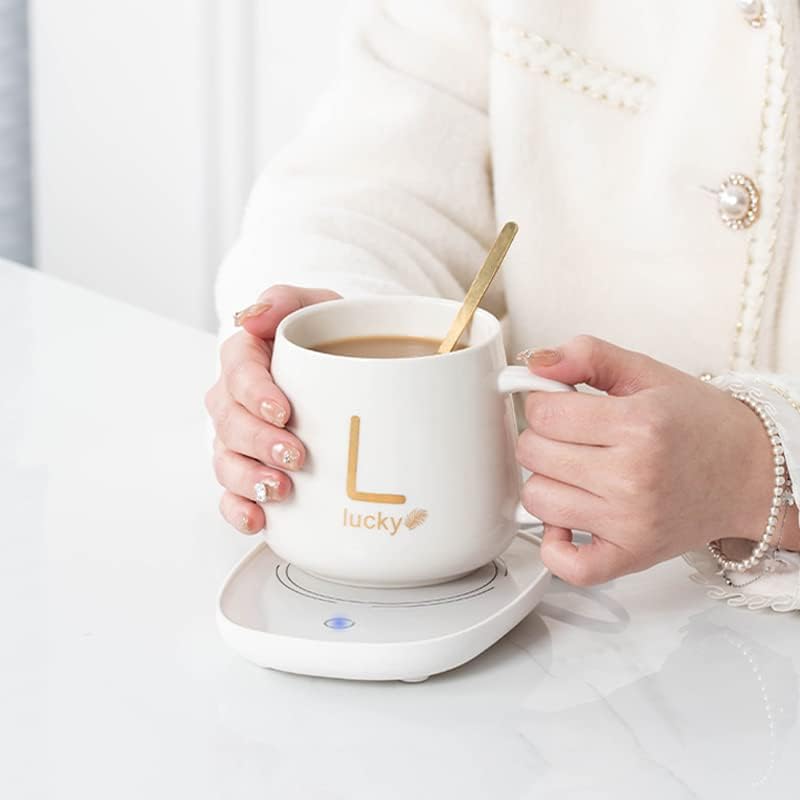 Oferta 1+1, Cana 350 ml, suport termic, Alb