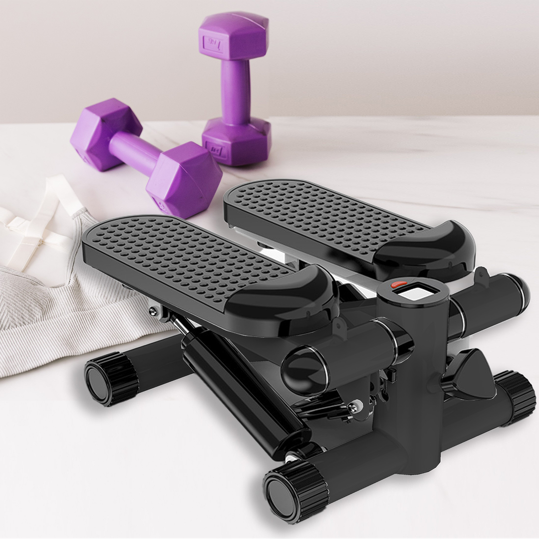 Stepper cu intensitate reglabila, corzi elastice fitness