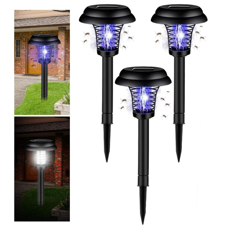 Set 3 x Lampa solara antitantari cu lumina UV