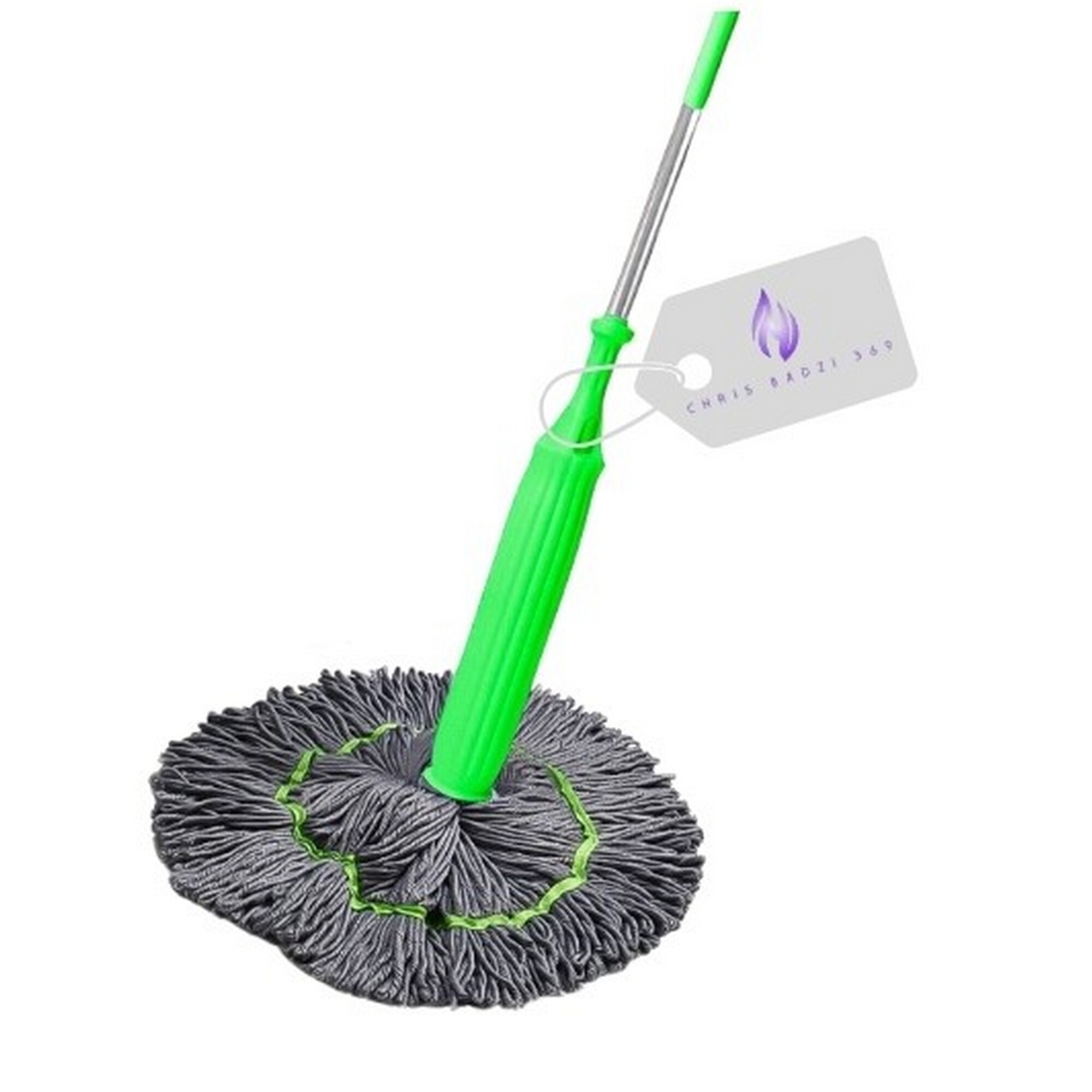 Set 2 x Mop cu stoarcere rapida, Rasucire automata