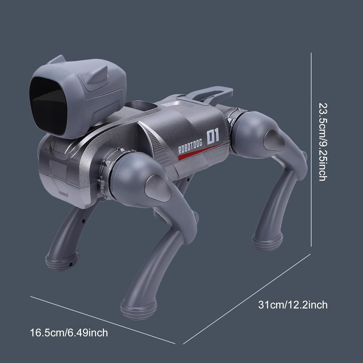 Jucarie interactiva cu recunoastere vocala, Robot Dog Inteligent 01