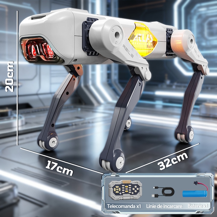 Jucarie interactiva Catel robot inteligent RC, control telecomanda
