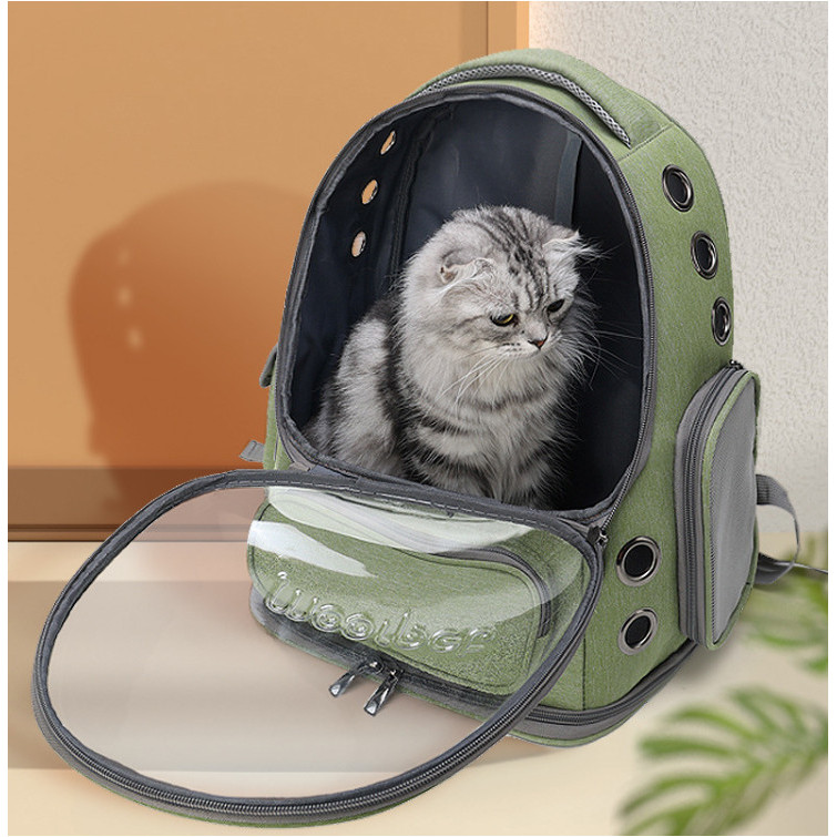 Rucsac transport animale, Verde