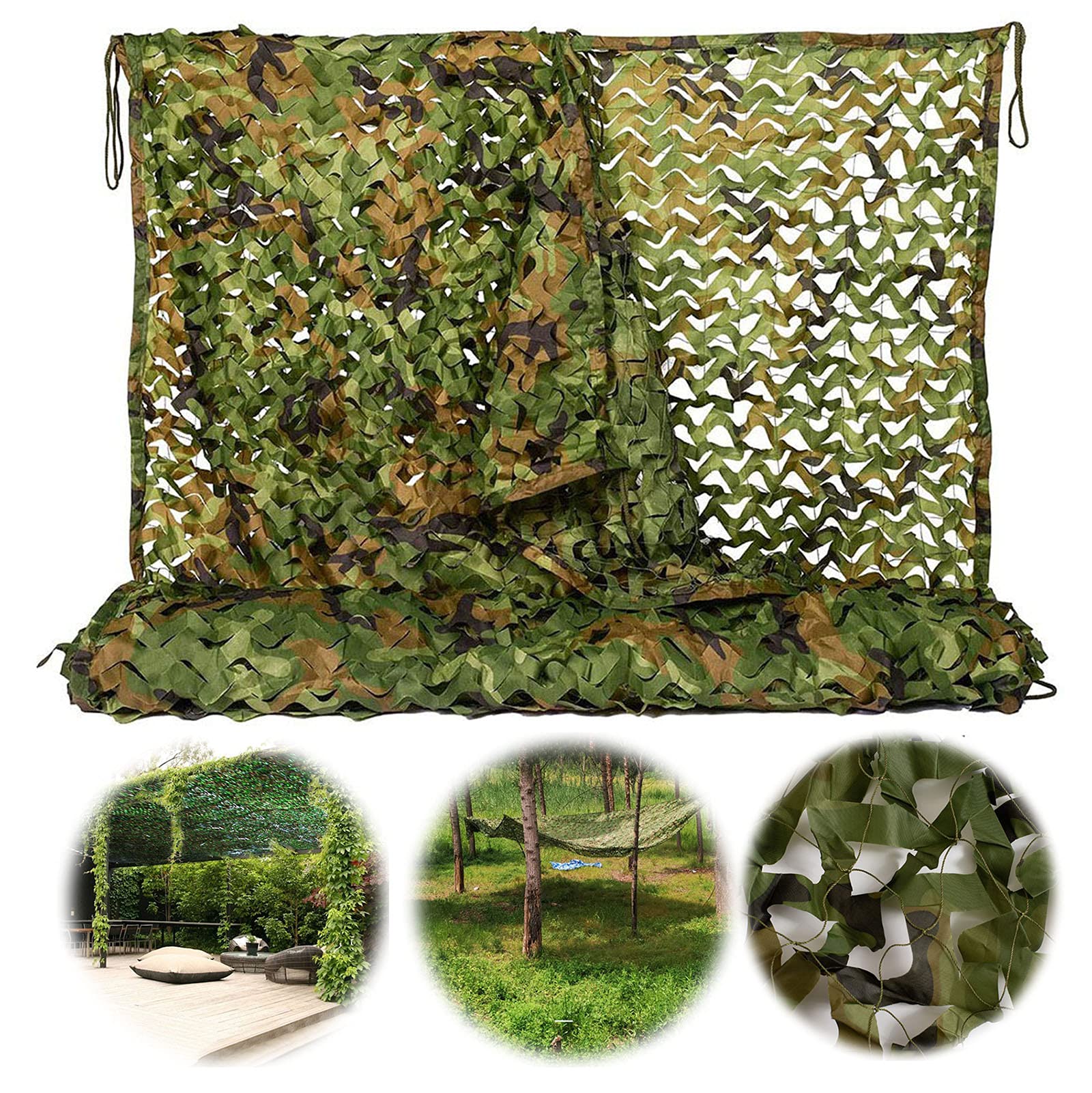Plasa de umbrarire tip camuflaj, 3x2 Metri