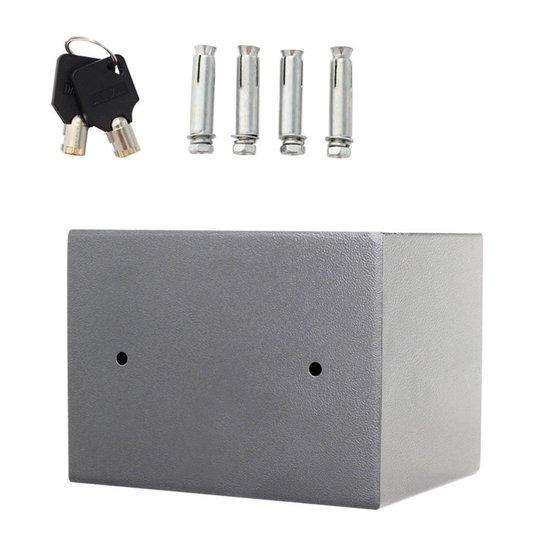 Seif electronic antiefractie, metalic, 2 chei
