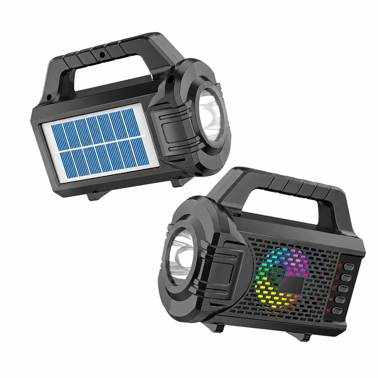 Boxa Bluetooth cu panou solar, lanterna, 5 W