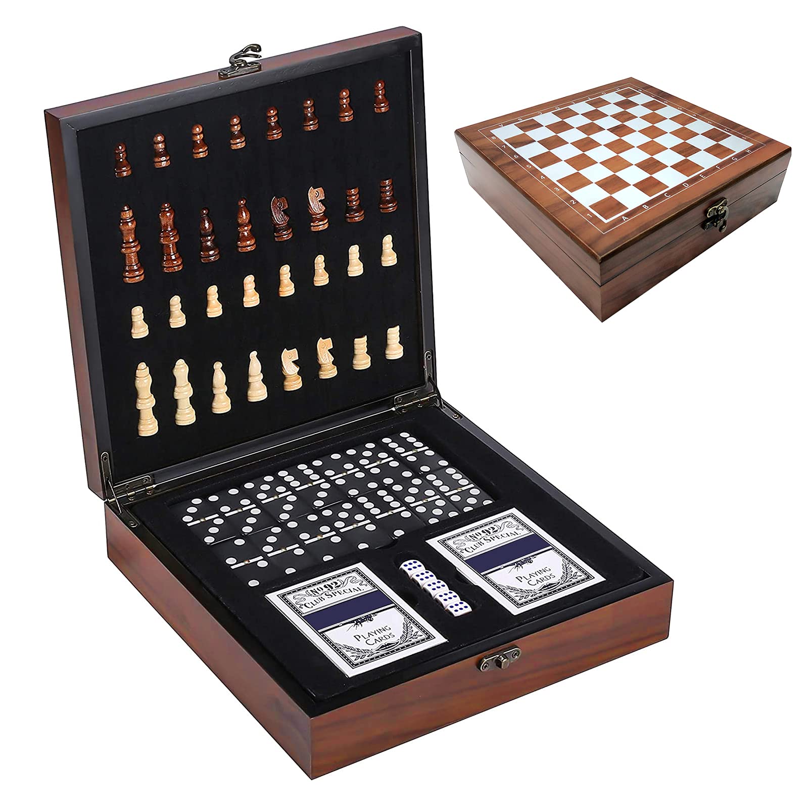 Set jocuri 4 in 1, 24 x 24 x 7 cm