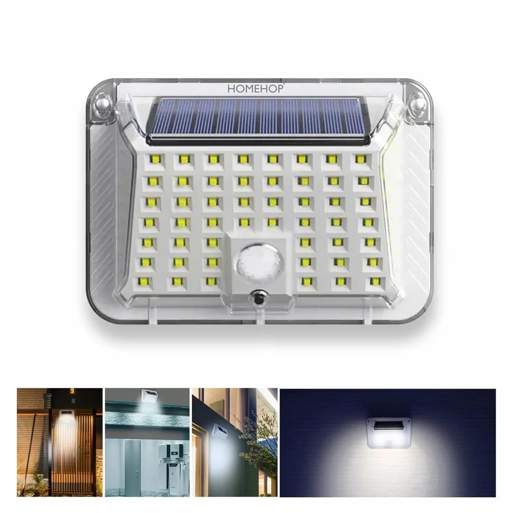 Set 2 x Lampa solara 90 LED Jortan, senzor de miscare