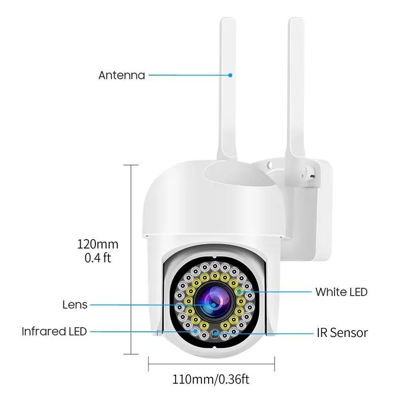 Set 4 x Camera de supraveghere Wi-Fi, Aplicatie LIVE