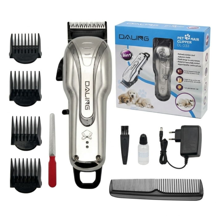 Masina de tuns caini si oi, 12W, 220V, functii 8 in 1