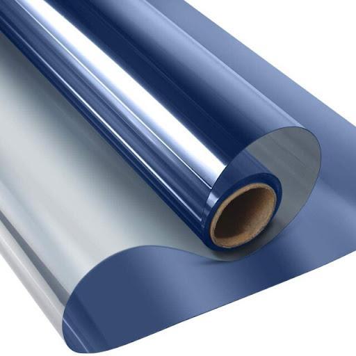 Set 2 x Autocolant geamuri, protectie UV, 45 x 300 cm, Albastru