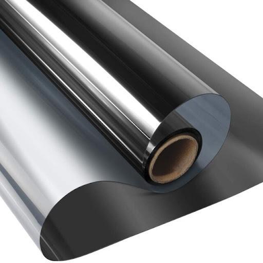 Set 2 x Autocolant geamuri, protectie UV, 60 x 300 cm, Argingtiu