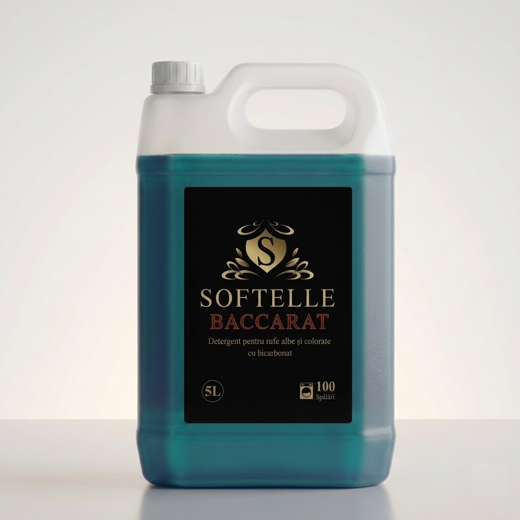 Set 3 x Detergent lichid Baccarat 5L, 100 de spalari, rufe albe si colorate