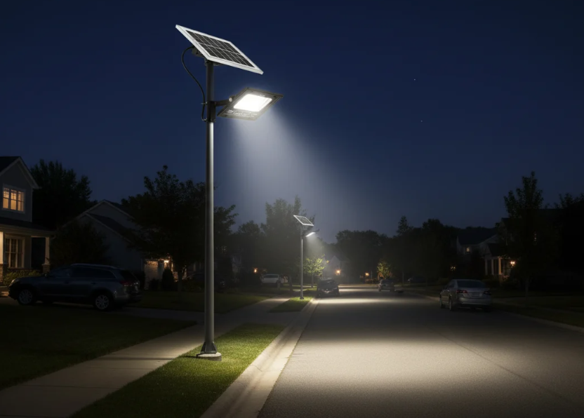 Set 2 x Proiector solar 200W, IP66, 6500K, Innova