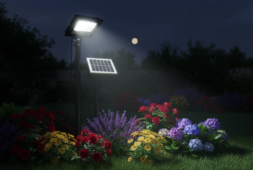 Set 2 x Proiector solar 200W, IP66, 6500K, Innova