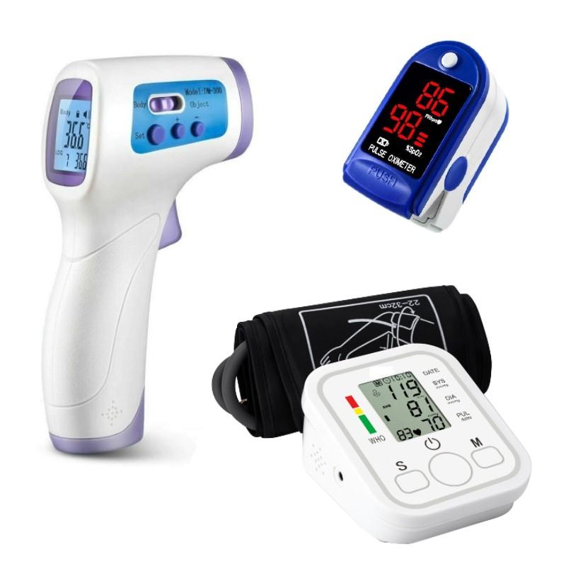 Tensiometru de brat + Termometru + Pulsoximetru