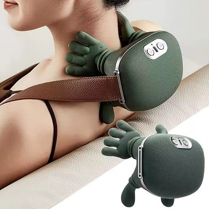 Aparat masaj cervical 4D, 3 moduri, Wireless, Autonomie 70 min