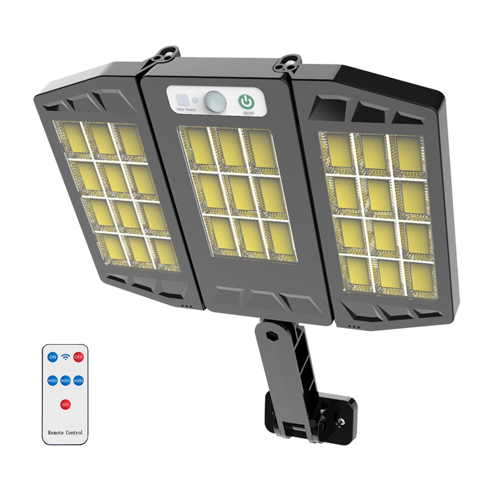 Lampa solara stradala 6000 K, 100 W, telecomanda