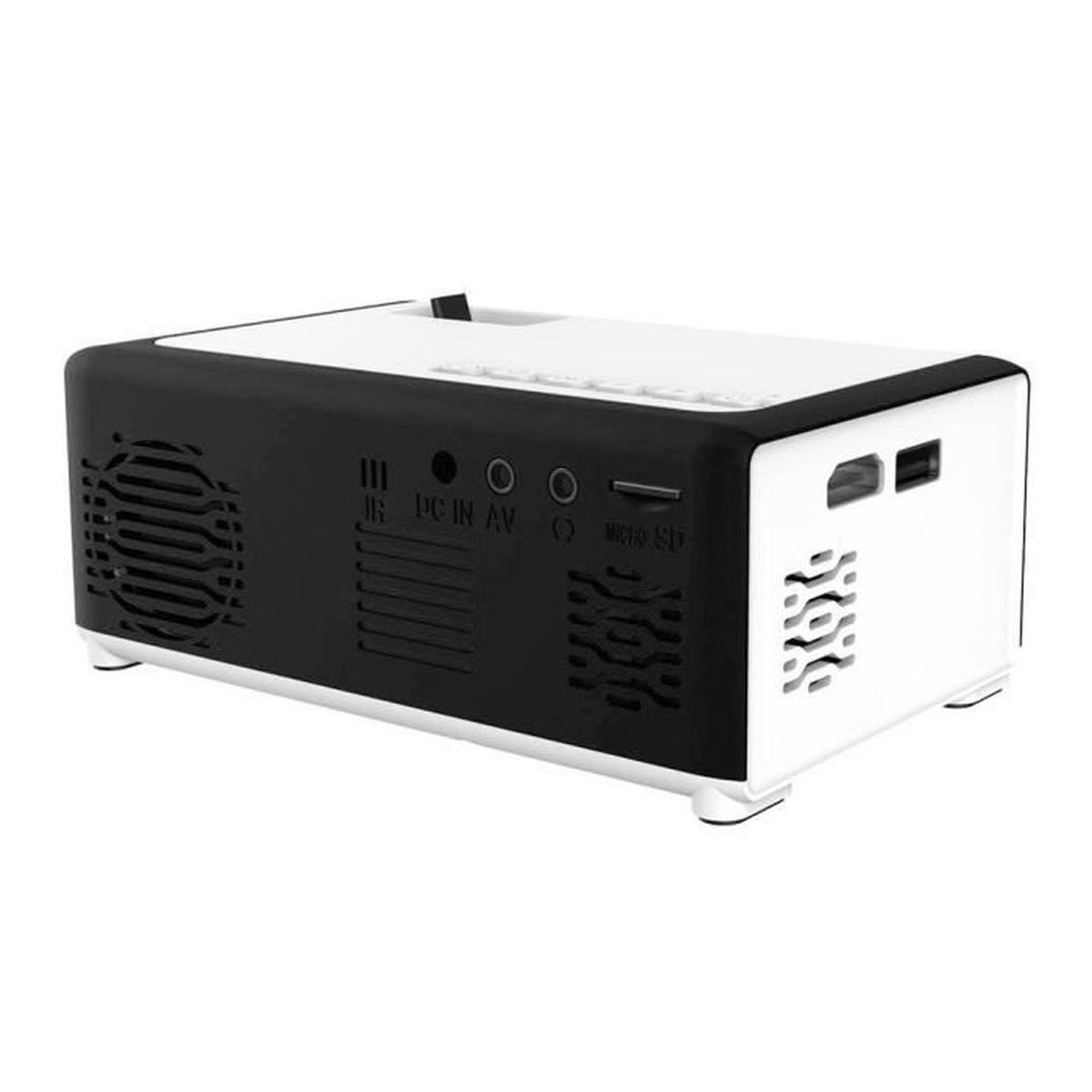 Mini videoproiector 1080P HD, HDMI, USB AV, microSD