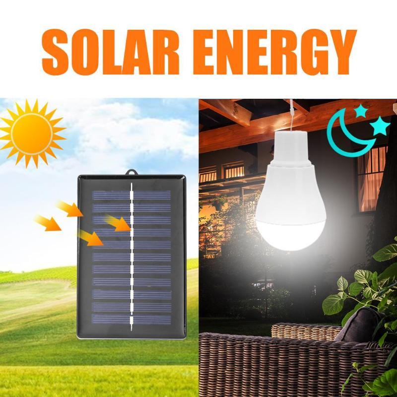 Set 2 x Bec portabil 20 LED cu panou solar si carlig