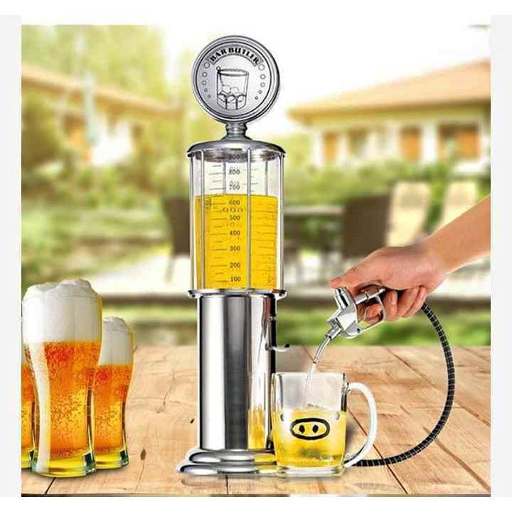 Dozator pentru bauturi, apa, sucuri, in forma de pompa vintage